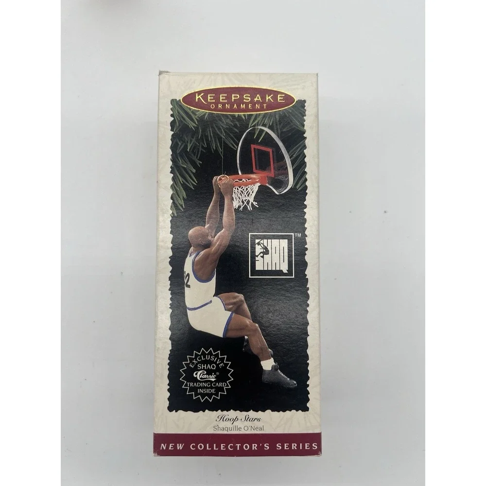#2315 Hallmark 1995 Basketball Hoop Stars Shaquille O'Neal Ornament #1 in Series